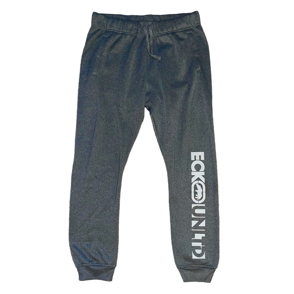 y2k ecko unltd gray graphic oversized joggers sweatpants pants